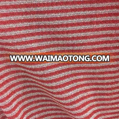 FengShun England 100% Polyester New Stripe Decoration Lurex Knitted Fabric