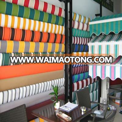 100% solution dyed acrylic awning fabric